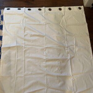 Room darkening curtains, white, 2 panels (54" x 60" long)
